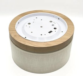 Brilagi - LED Plafoniera BELLADONNA 1xE27/15W/230V diametro 30 cm color crema/quercia