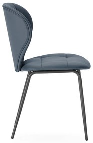 Set di sedie da pranzo grigio scuro 2 pz Maura - Marckeric