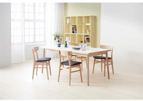 Sedia da pranzo in rovere in colore blu-naturale Mosbøl - Hammel Furniture