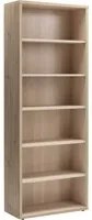 Libreria Alta con 5 Ripiani Regolabili - Dimensioni: 217.20x81.60x35.70 cm