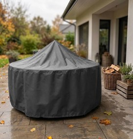 COPERTURA - telo di copertura tavolo rotondo cm diam. 160 x 60 h