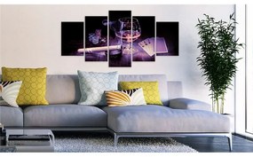 Quadro Men's entertainment  Colore Rosa, Dimensioni e Misure 100x50