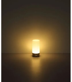 Globo 21040SRGB - Lampada da tavolo LED RGB touch LEX 1,8W/5V 1500mAh nera