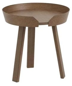 Muuto - Around Tavolino Piccolo Stained Marrone Scuro Muuto