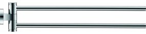 Duravit 99221000 - Porta asciugamani da parete D-CODE 44,7 cm, cromo lucido
