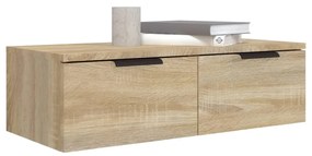 Mobili pensili 2 pz rovere sonoma 68x30x20 cm legno multistrato