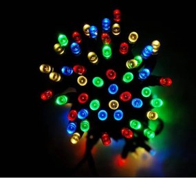 Luci Di Natale Solari 200 Led Multicolor