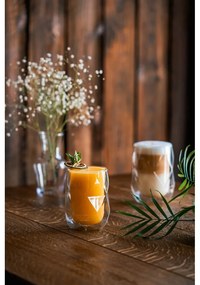 Set di 2 bicchieri da latte a doppia parete, 250 ml Geo - Vialli Design