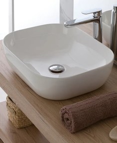 Lavabo da appoggio in ceramica Lit2