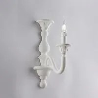 Applique Shabby Chic Lucca Bianco 1 Luce E14