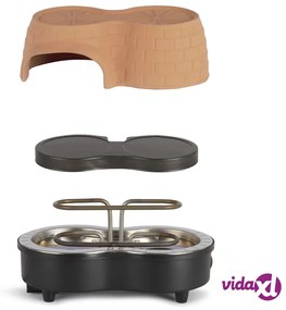 Livoo Forno per Pizza Duo Pizza Party 650 W Nero