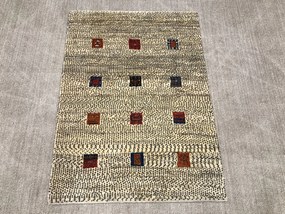 Gabbeh Tappeto 100 x 140 (Iran) Annodato A Mano