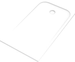 Piatto doccia SENSEA in carbonato di calcio Easy V2 bianco L 80 x L 140 x H 2.8 cm opaco