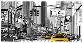 Fotomurale XXL Taxi gialli di New York
