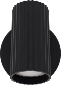 Eglo 902031 - Faretto da parete orientabile PORTILLO 1xGU10/5W/230V, nero