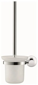 Duravit 99271000 - Scopino WC da parete D-CODE, finitura cromo lucido