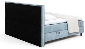 Letto boxspring blu con contenitore 160x200 cm Elva Bold – Bonami Selection