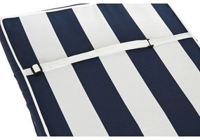 Cuscino DKD Home Decor Righe Bianco Blu Marino (42 x 4 x 115 cm)