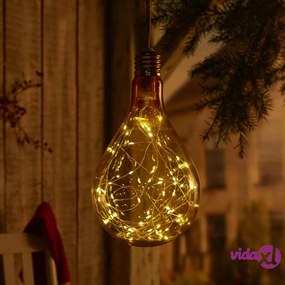 Luxform Lighting Luce LED Pera a Batteria su Stringa PS160 Trasparente