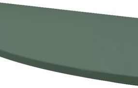 Top per lavabo Vague BADEN HAUS L 138 x H 1.6 x P 51 cm verde stratificato, verniciato