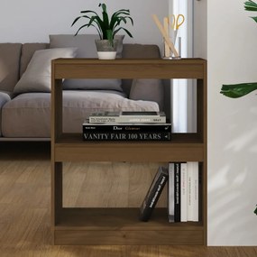 Libreria/divisorio miele 60x30x71,5 cm legno massello di pino