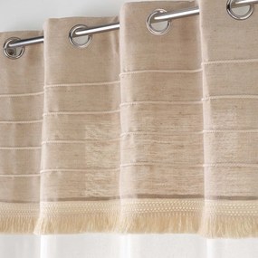 Tenda bianca/marrone in misto iuta 140x240 cm Cirrus – douceur d'intérieur