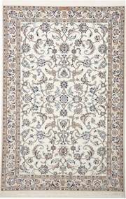 Nain Tappeto 190x130 Beige (Iran) Annodato A Mano