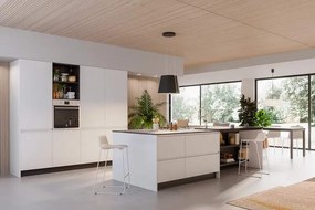 Cucina Moderna Flux Motus lineare con isola personalizzabile