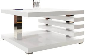 Tavolino KYOTO 31x60 cm lesklá bianco