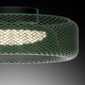 Plafoniera LED Milù Ø 40 cm nero IP20 bianco naturale NOVECENTO