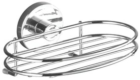 WENKO 20890100 - Portasapone VACUUM-LOC MILAZZO 16,5 x 12 cm cromo lucido