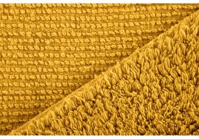 Tappeto da bagno giallo ocra 100x60 cm Riva - Tiseco Home Studio