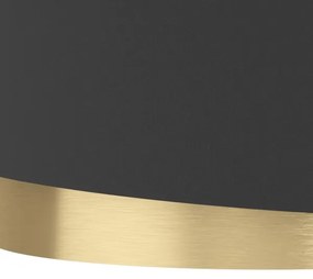 Eglo 39924 - Plafoniera MANDERLINE 1xE27/40W/230V nero/oro