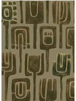 Élitis Carta da parati Totem - Braun