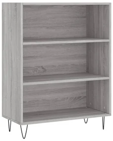 Libreria grigio sonoma 69,5x32,5x90 cm in legno multistrato