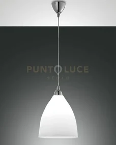 Provenza sospensione bianca d.27 cm 1 luce attacco e27 in metallo e...