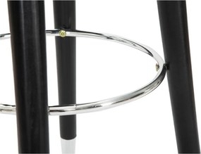 Sedia da bar grigia in imbottito (altezza della seduta 74 cm) Paris – Mauro Ferretti