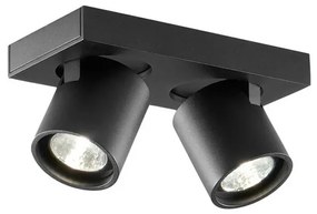 Focus 2 LED Plafoniera 3000K Nero - LIGHT-POINT