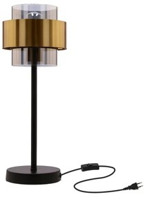Lampada da tavolo SPIEGA 1xE27/60W/230V oro/nero