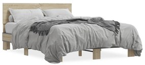 Giroletto Rovere Sonoma 140x200 Cm İn Legno Multistrato Metallo /