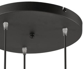 Lampadario a sospensione DANIELLE 3xE27/60W/230V su cavo