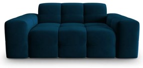 Divano in velluto blu scuro 156 cm Kendal - Micadoni Home