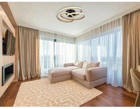 Globo 67183-40G - Lampadario a plafone LED GLYXAR LED/40W/230V oro/nero