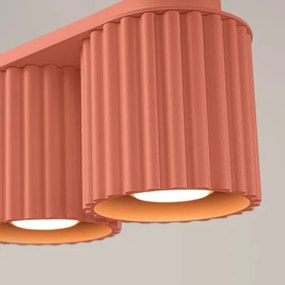 Sollux  SL.1825 - Faretto AURA 2xGU10/10W/230V rosa