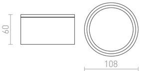 RED- Design Rendl - R10430 - Lampada da esterno MERIDO 1xGX53/11W/230V IP54