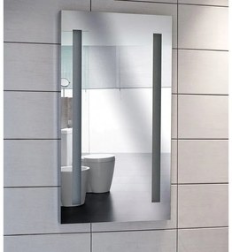 Kamalu - specchio bagno rettangolare 50x90cm a led kam-1392