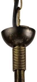 Lampadario a sospensione con catena DONATO 6xE14/40W/230V