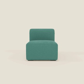 BonBon modulo centrale 70 cm – Poltrona o elemento componibile in tessuto smacchiabile T23 verde acqua