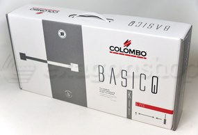 Colombo Design BasicQ Kit Accessori bagno portasciugamani portarotolo appendino portascopino 5pz Nero Opaco