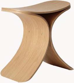 Sgabello in legno di quercia Luno
